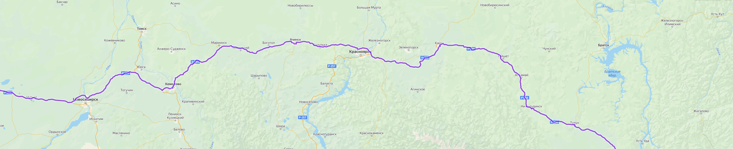 Доставка грузов из Герменчука - карта транспортной логистики